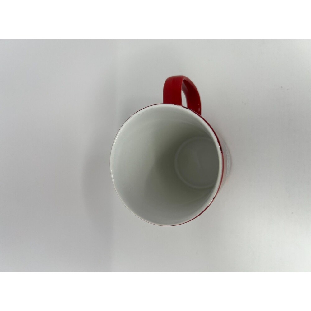 Starbucks 2014 Holiday Red Ceramic Coffee Mug 16 oz Tall Christmas Cup - Picture 7 of 7